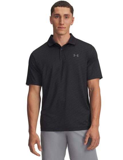 Under Armour Matchplay Printed Polo - Black/Anthracite/Pitch Grayimages1- The Sports Edit