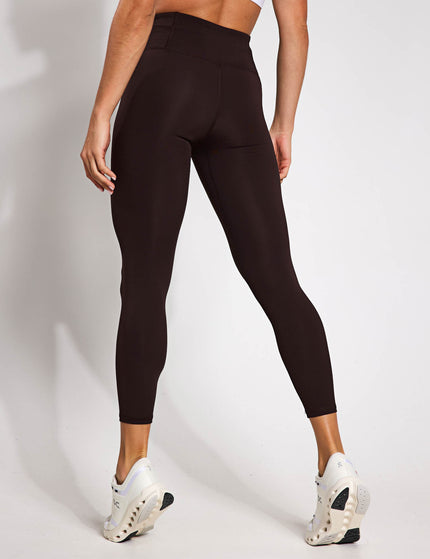 Under Armour Motion Ankle Leggings - Brown Obsidian/Whiteimages2- The Sports Edit
