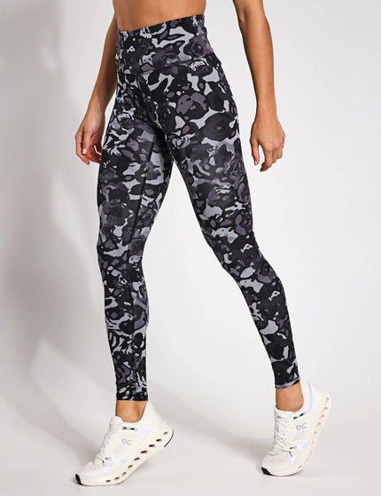 Under Armour Motion Printed Leggings - Black/Titan Greyimages1- The Sports Edit