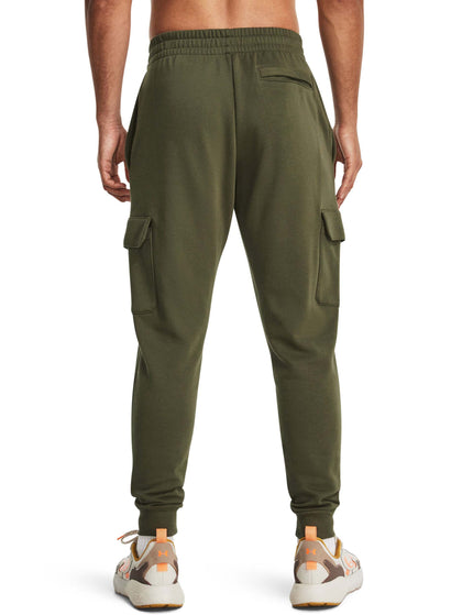 Under Armour Rival Fleece Cargo Jogger - Marine OD Green/Whiteimages2- The Sports Edit