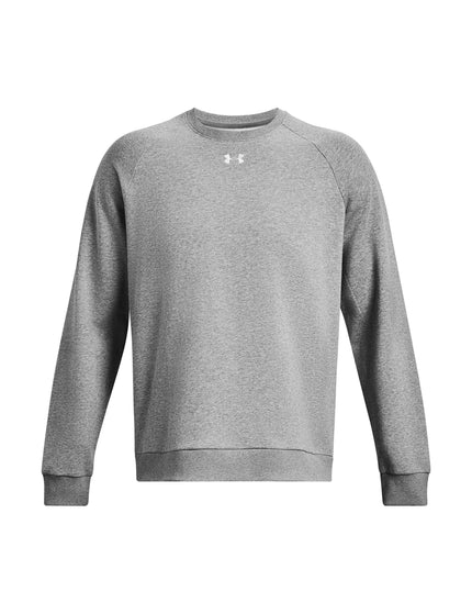 Under Armour Rival Fleece Crew - Castlerock/Light Heatherimages5- The Sports Edit