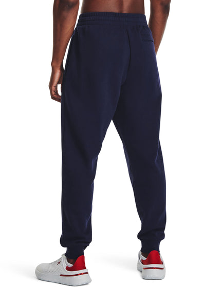 Under Armour Rival Fleece Joggers - Midnight Navy/Whiteimages4- The Sports Edit