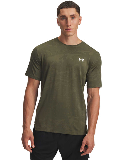 Under Armour Tech Vent Jacquard Short Sleeve - Marine OD Green/Whiteimages1- The Sports Edit