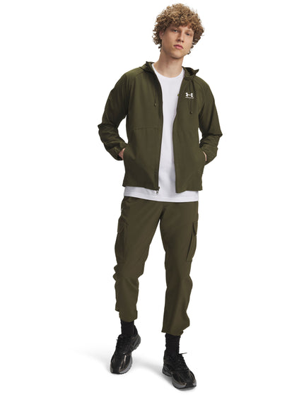 Under Armour Vibe Woven Cargo Pants - Expedition Green/Whiteimages2- The Sports Edit