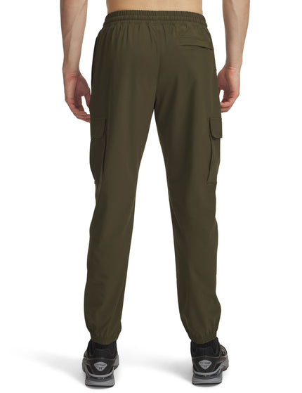 Under Armour Vibe Woven Cargo Pants - Expedition Green/Whiteimages3- The Sports Edit