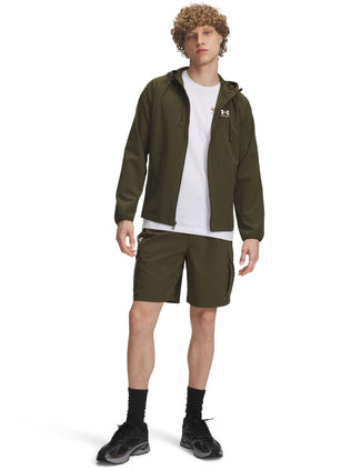 Vibe Woven Cargo Short - Expedition Green/White