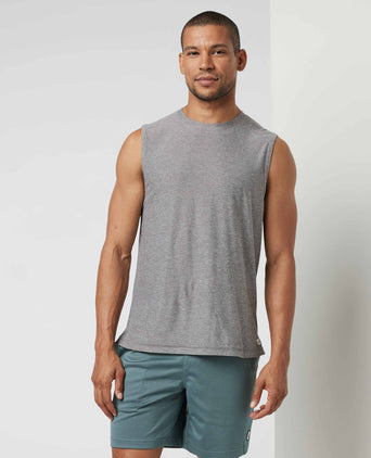 Strato Muscle Tee - Heather Grey