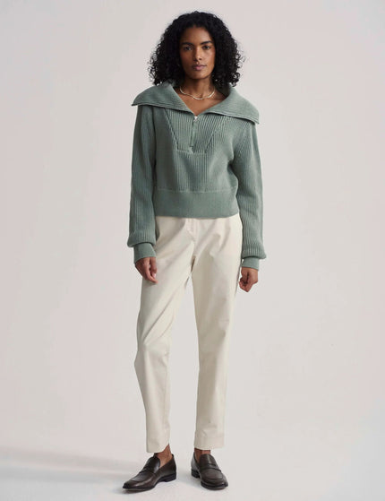 Varley Mentone Half-Zip Knit Pullover - Lily Padimages2- The Sports Edit