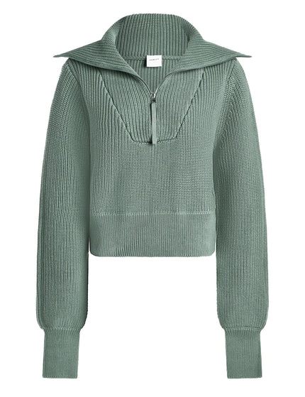 Varley Mentone Half-Zip Knit Pullover - Lily Padimages5- The Sports Edit