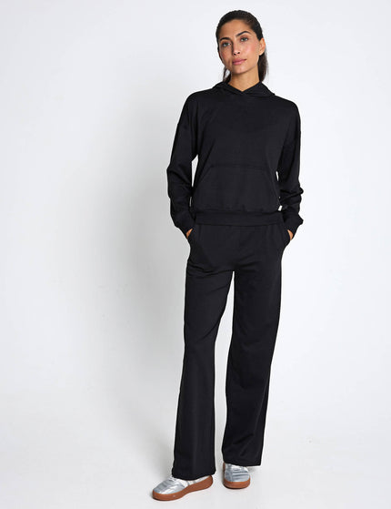 Vuori Halo Modern Pullover Hoodie - Black Heatherimages5- The Sports Edit