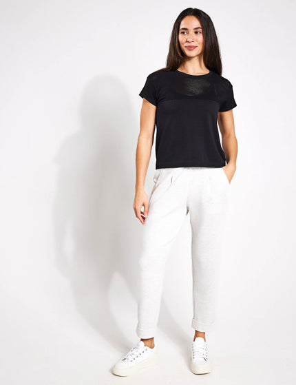 Varley The Rolled Cuff Pant 25" - Ivory Marlimages4- The Sports Edit