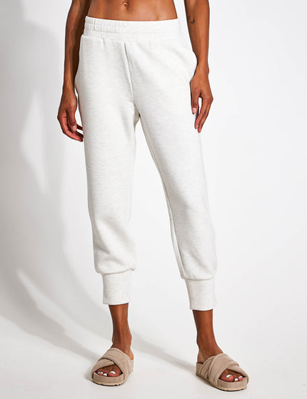 Varley The Slim Cuff Pant 25" - Ivory Marlimages1- The Sports Edit