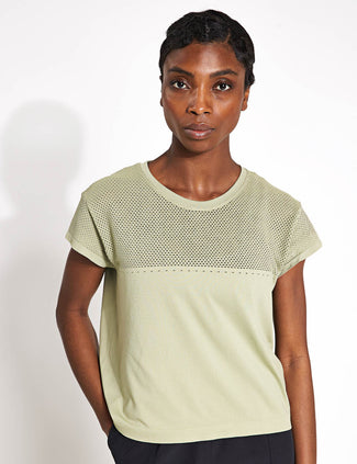 Calloway Boxy Tee - Tea