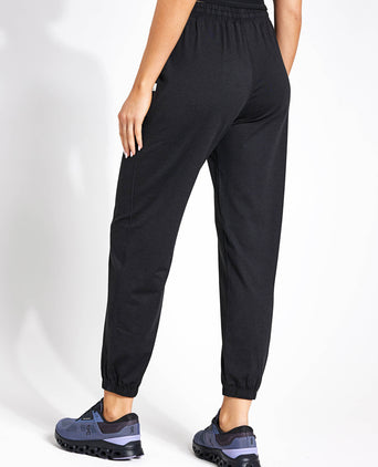 Boyfriend Jogger - Black Heather