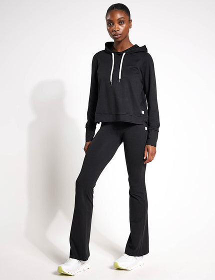 Vuori Halo Essential Hoodie - Black Heatherimages3- The Sports Edit