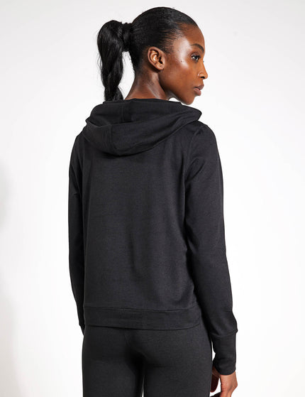 Vuori Halo Essential Hoodie - Black Heatherimages2- The Sports Edit