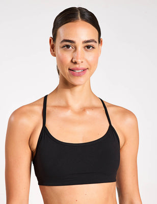 AllTheFeels Light Support Sports Bra - Black