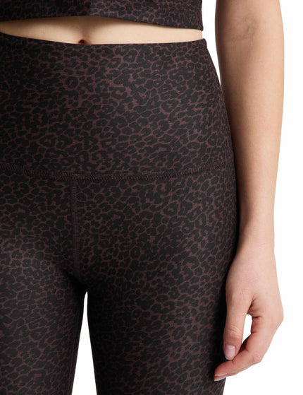 Beyond Yoga Softmark Caught In The Midi High Waisted Legging - Cocoa Plum Leopardimages2- The Sports Edit