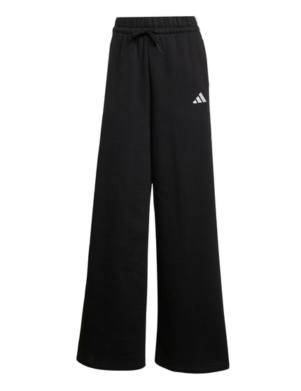 adidas 3-Stripes Fleece Wide Pant - Blackimages6- The Sports Edit