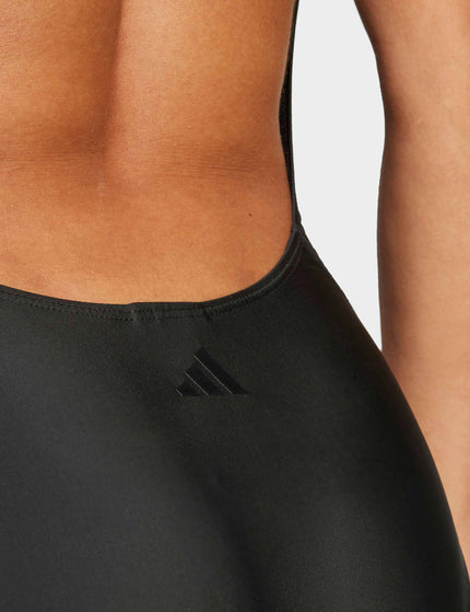 adidas 3-Stripes Graphic V-Back Swimsuit - Blackimages5- The Sports Edit