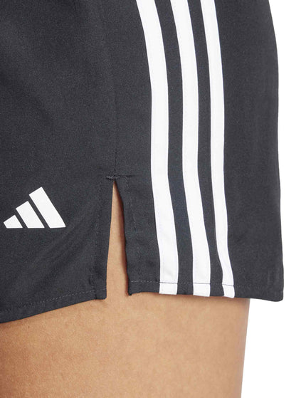 adidas 3-Stripes High Waisted Shorts - Black/Whiteimages5- The Sports Edit