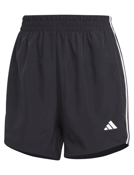 adidas 3-Stripes High Waisted Shorts - Black/Whiteimages6- The Sports Edit