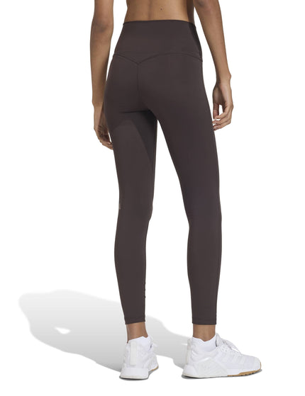 adidas 3 Stripes Studio All Me 7/8 X-Over Leggings - Aurora Coffeeimages2- The Sports Edit