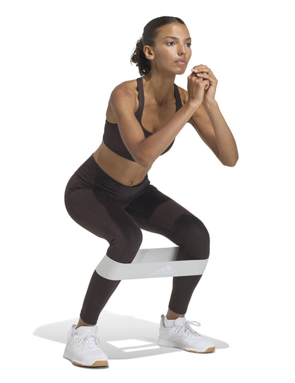 adidas 3 Stripes Studio All Me 7/8 X-Over Leggings - Aurora Coffeeimages5- The Sports Edit