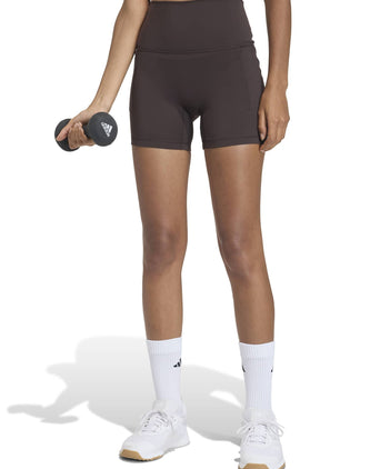 3 Stripes Studio All Me Booty Short Leggings - Aurora Coffee