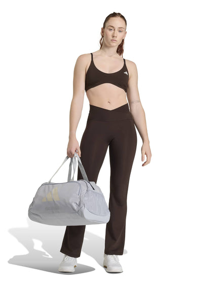 adidas 3 Stripes Studio All Me Flare X-Over Leggings - Aurora Coffeeimages5- The Sports Edit