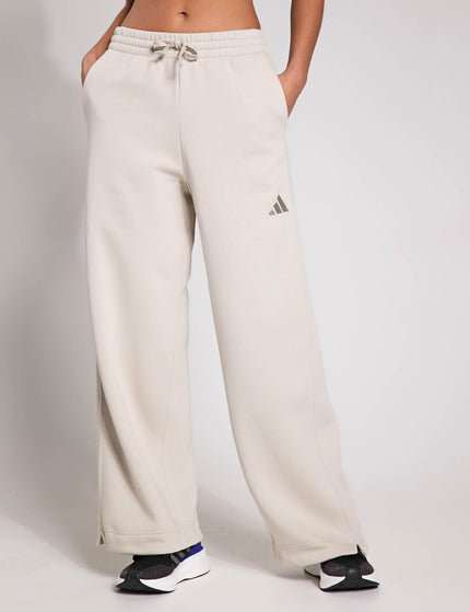 adidas ALL SZN Fleece Loose Wide-Leg Pants - Wonder Aluminaimages1- The Sports Edit