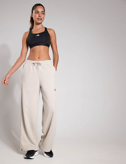 adidas ALL SZN Fleece Loose Wide-Leg Pants - Wonder Aluminaimages4- The Sports Edit