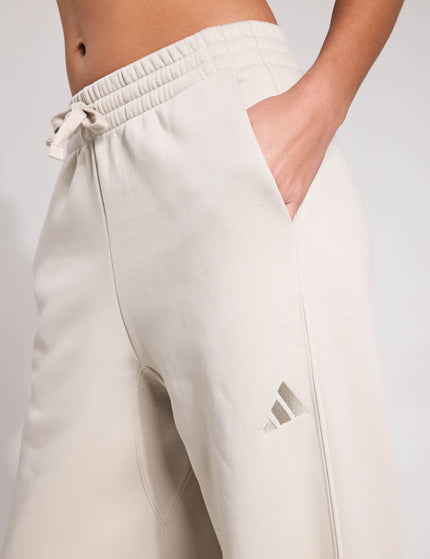 adidas ALL SZN Fleece Loose Wide-Leg Pants - Wonder Aluminaimages3- The Sports Edit