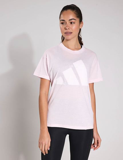 adidas Essentials Winners T-Shirt - Clear Pink/Whiteimages1- The Sports Edit