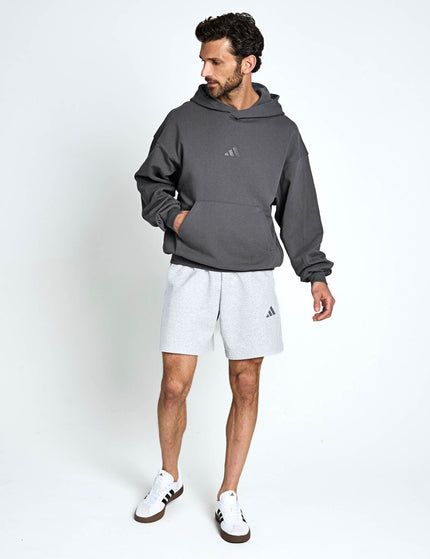 adidas KIT Small Logo Hoodie - Grey Fiveimages5- The Sports Edit