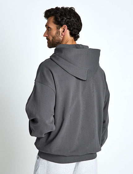 adidas KIT Small Logo Hoodie - Grey Fiveimages2- The Sports Edit