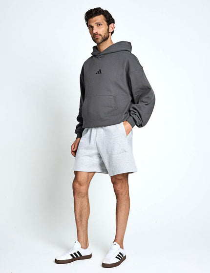 adidas Kit Small Logo Shorts - Light Grey Heatherimages4- The Sports Edit