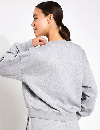 ALL SZN Fleece Loose Sweatshirt - Medium Grey Heather