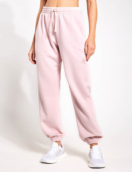 adidas ALL SZN Fleece Loose Joggers Sandy Pink The Sports Edit