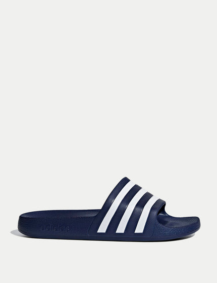 adidas Adilette Aqua Slides - Dark Blue/Cloud Whiteimages1- The Sports Edit