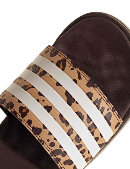 adidas Adilette Platform Slides - Shadow Brown/Cloud White/Magic Beigeimages8- The Sports Edit
