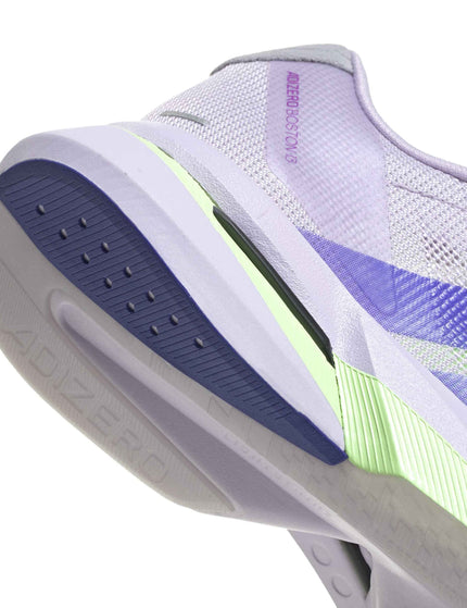 adidas Adizero Boston 13 Shoes - Purple Tint/Solar Purple/Green Sparkimages7- The Sports Edit