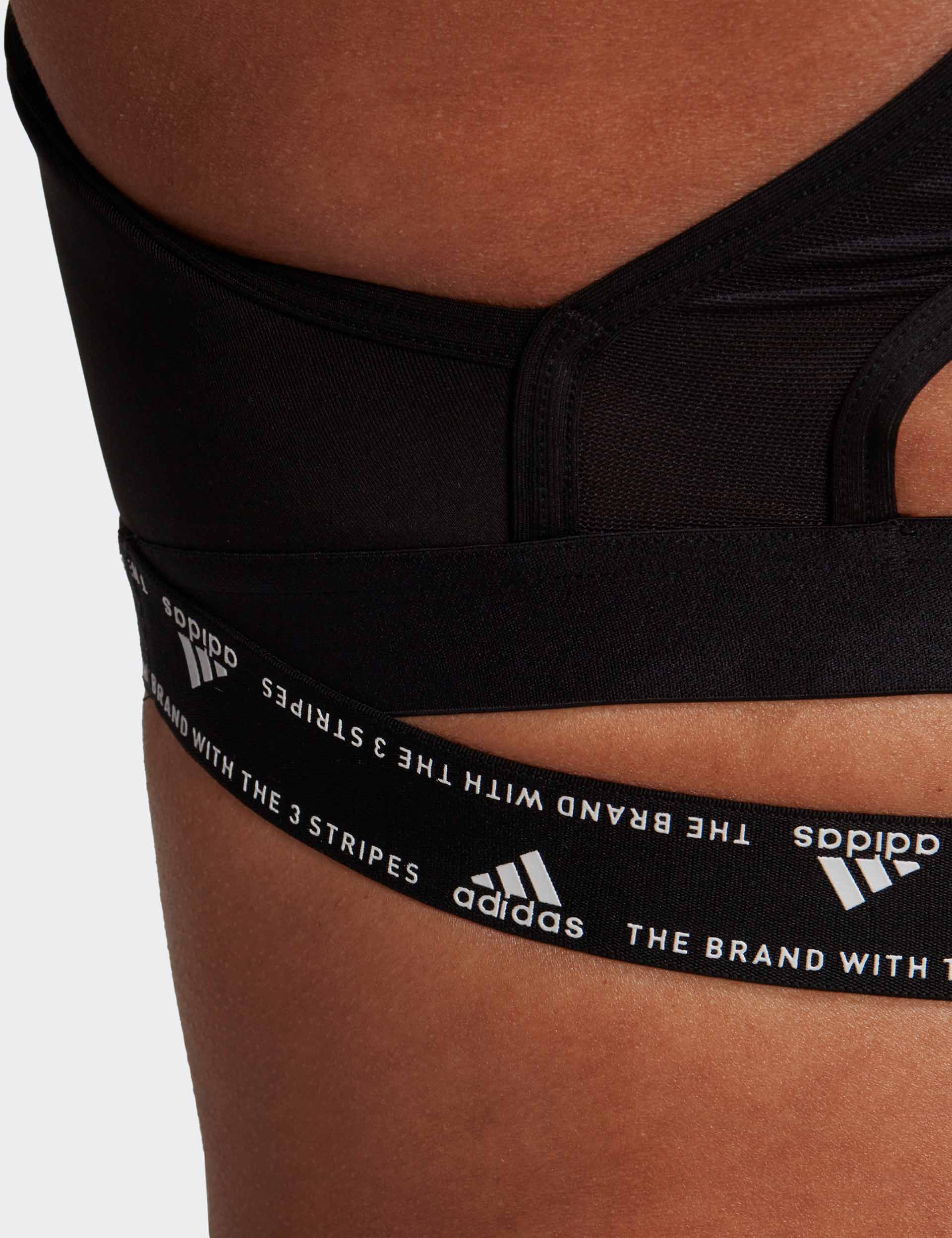 Aeroreact Training Light-Support 3-Stripes Bra by adidas Performance Online, THE ICONIC