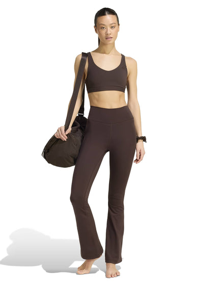 adidas All Me Essentials Flare Leggings - Aurora Coffeeimages6- The Sports Edit
