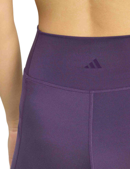 adidas All Me Essentials Full-Length Leggings - Aurora Plumimages4- The Sports Edit
