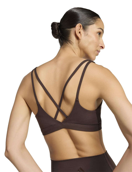 adidas All Me Essentials Medium Support Bra - Aurora Coffeeimages3- The Sports Edit