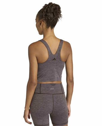 All Me Medium Support Bra Tank Top - Aurora Coffee Melange