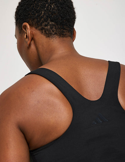 adidas All Me Medium Support Bra Tank Top - Blackimages3- The Sports Edit