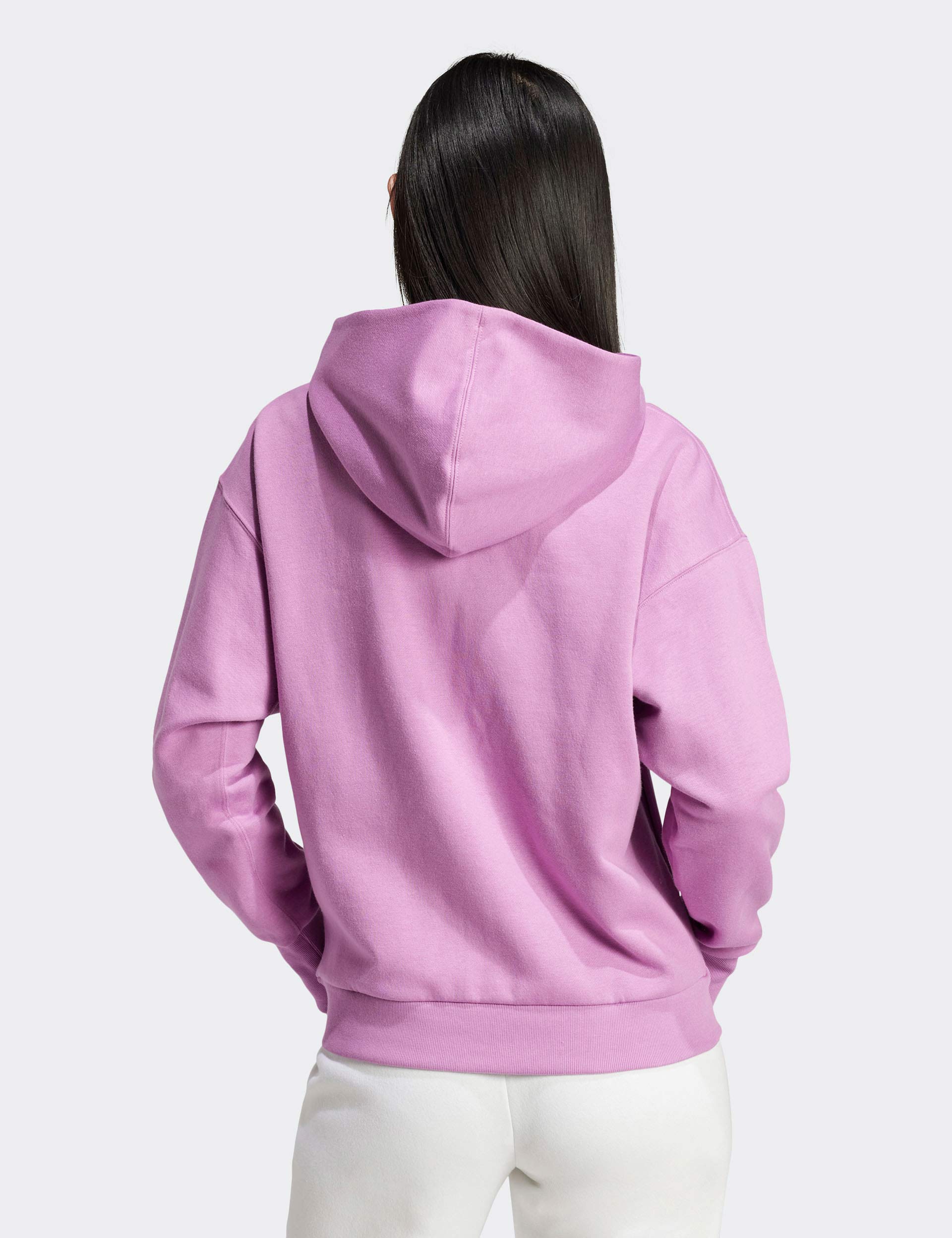 adidas ALL SZN Fleece FullZip Hoodie Purple The Sports Edit