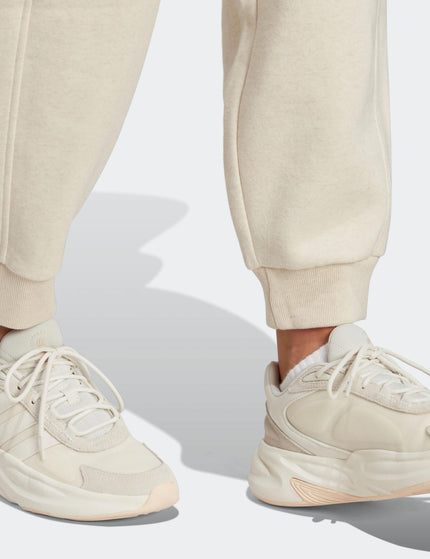 adidas ALL SZN Fleece Joggers - Ecru Tint Melangeimages5- The Sports Edit